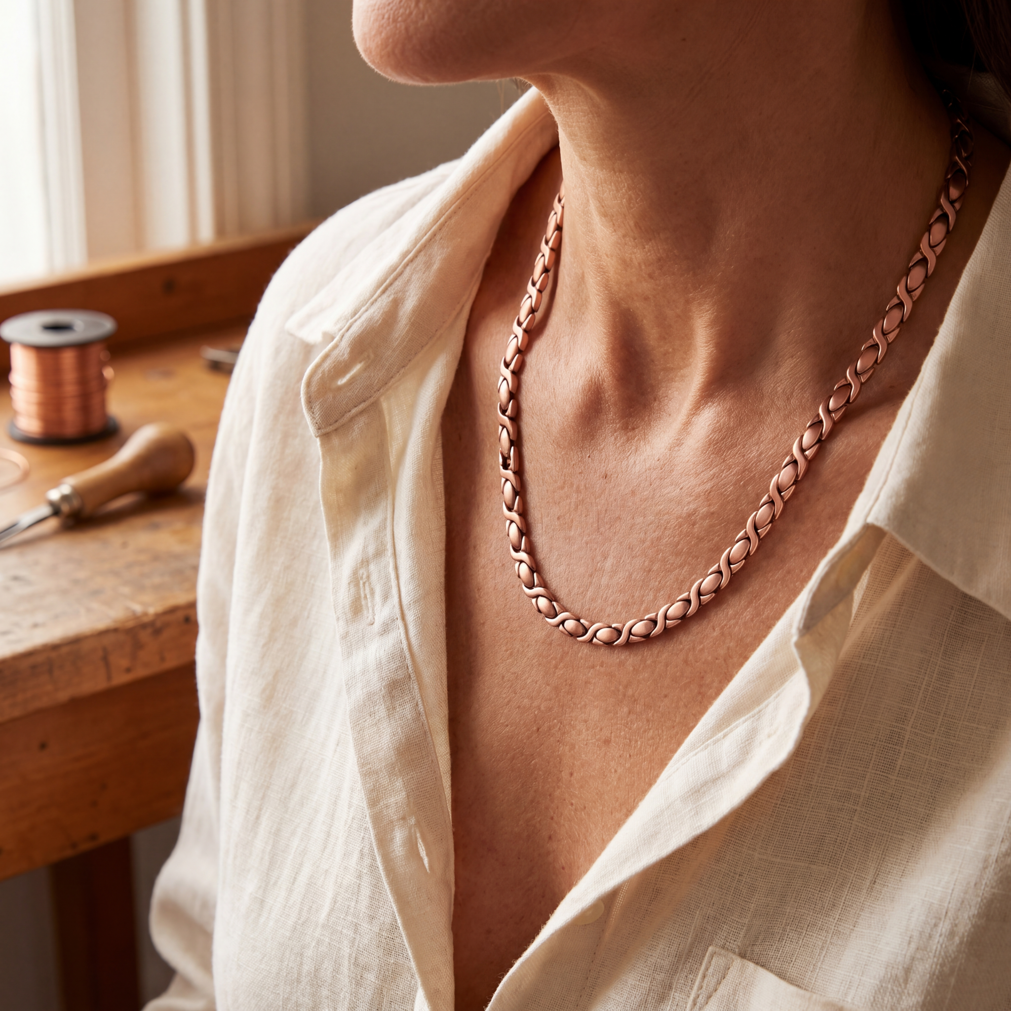 Birch Copper Necklace