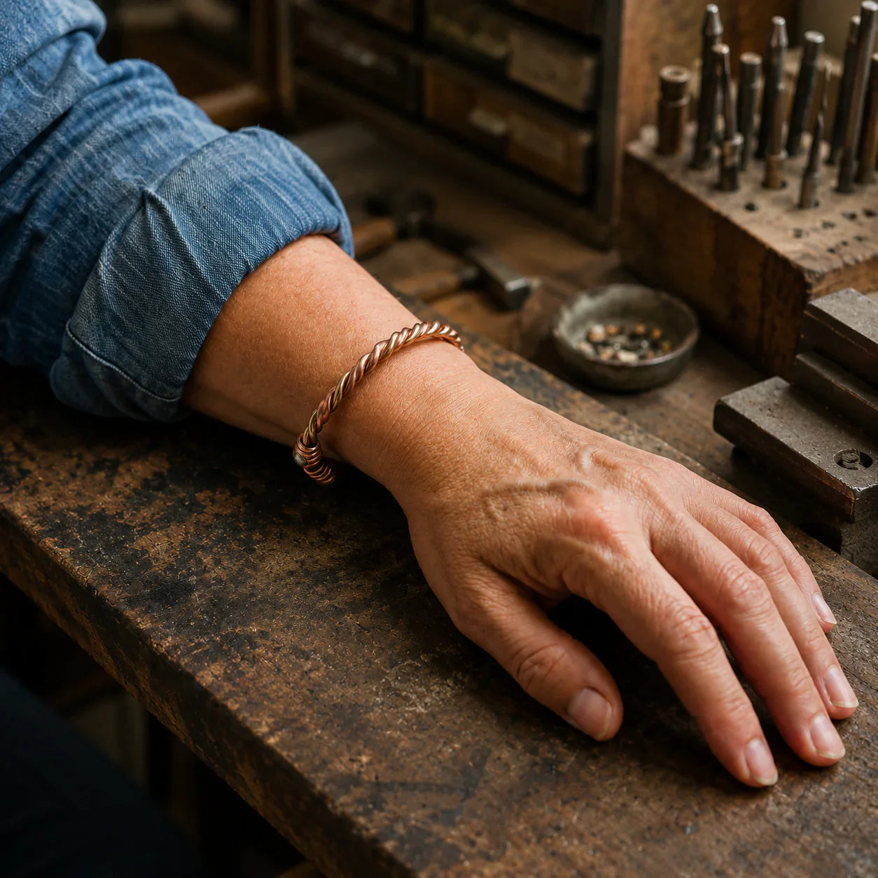 Brook Copper Bracelet