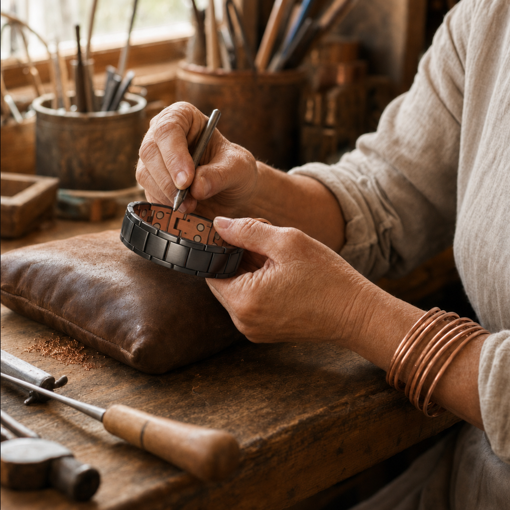 Umber Men's Copper Bracelet