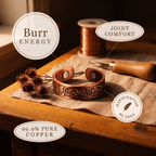 Knurl Copper Ring