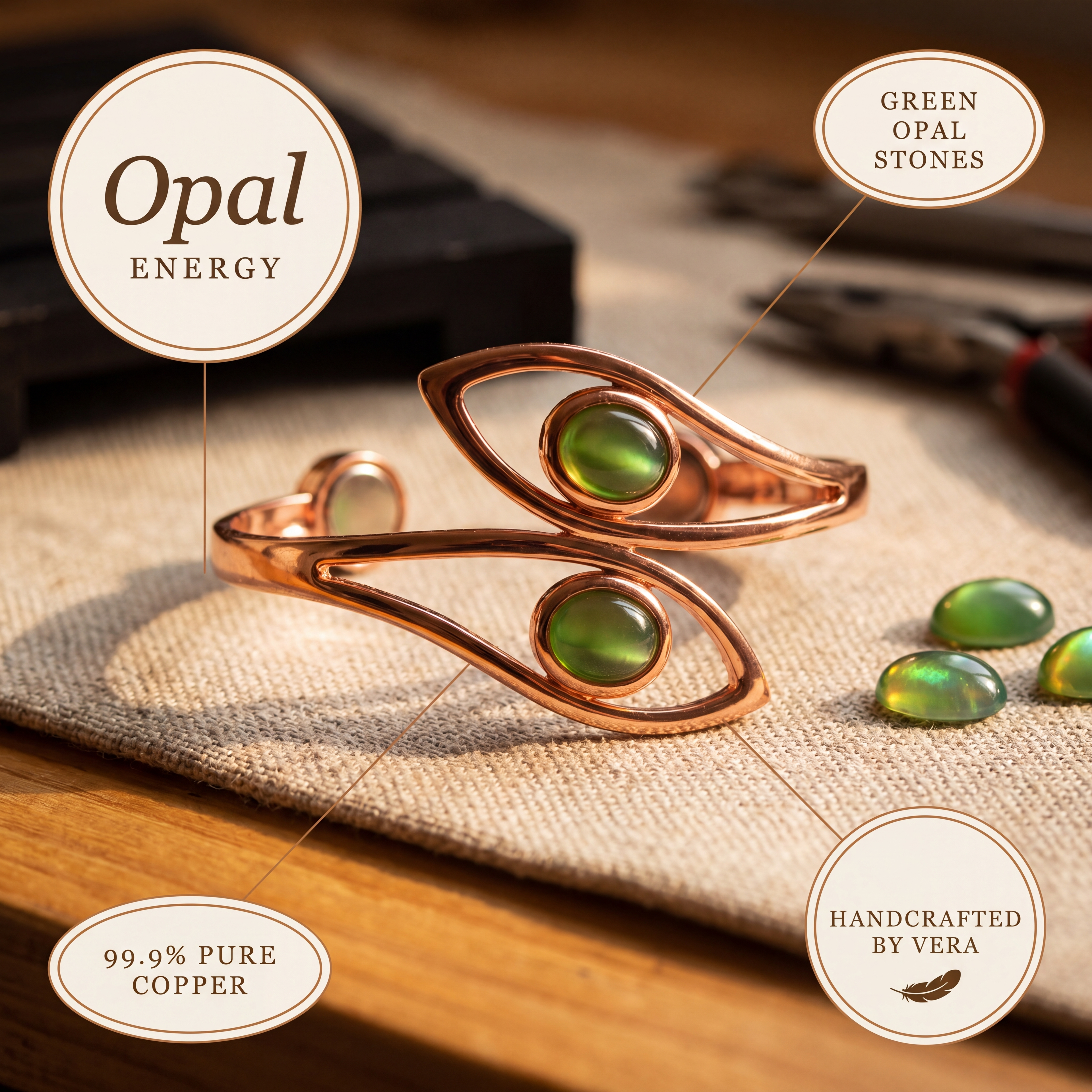 Prism Copper Bracelet