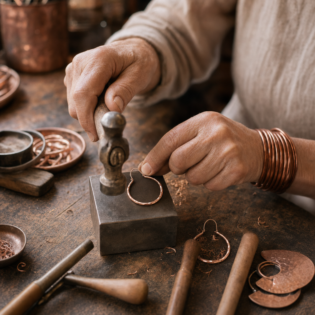 Aspen Copper Earrings