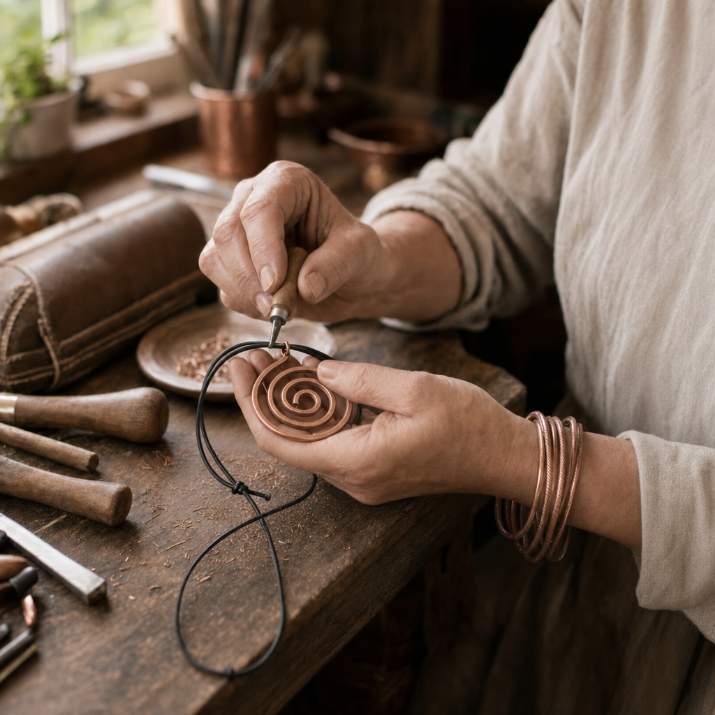 Butte Copper Necklace