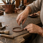 Bank Copper Anklet