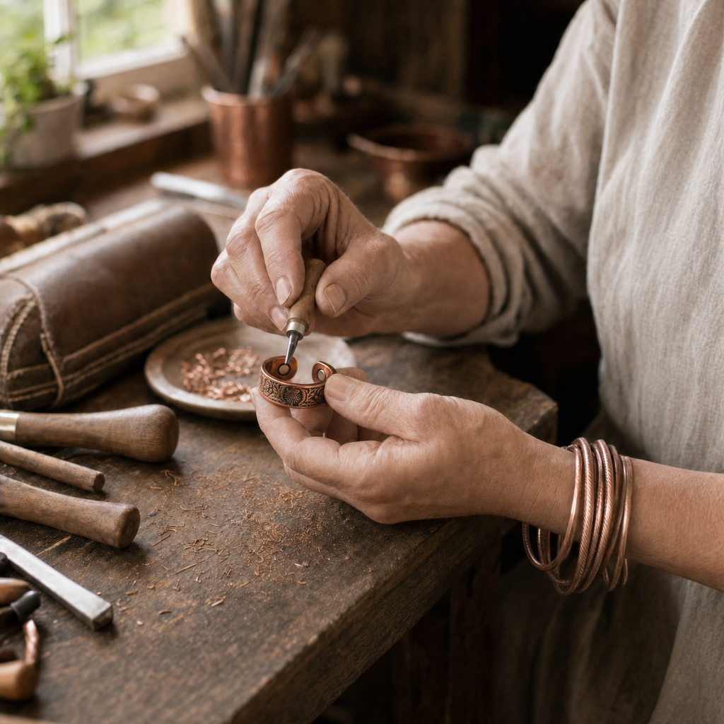 Bough Copper Ring