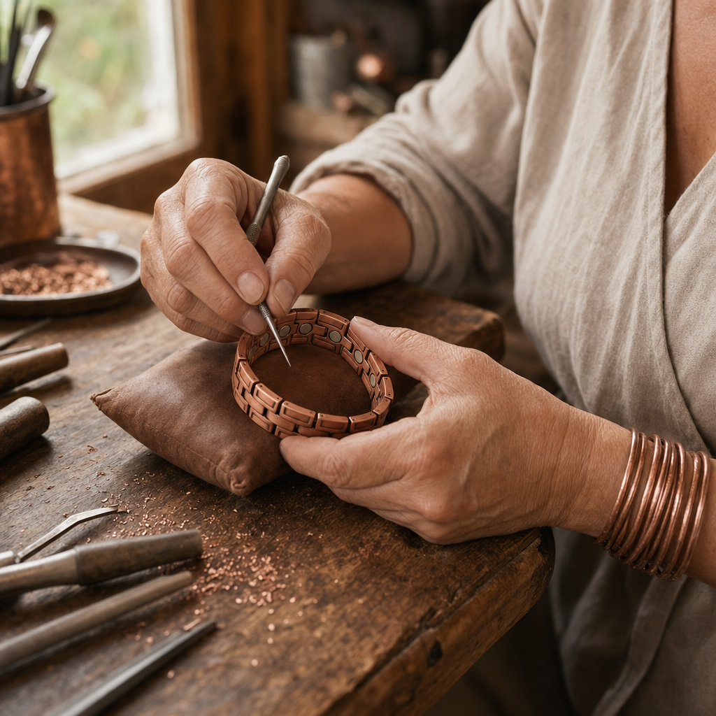 Bramble Men's Copper Bracelet