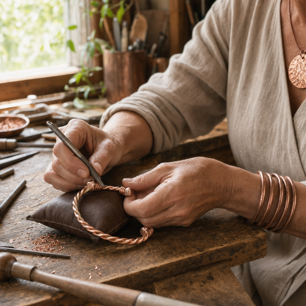Brook Copper Bracelet