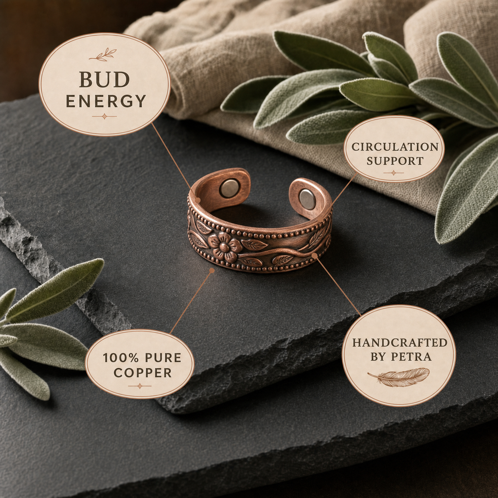 Bud Copper Ring