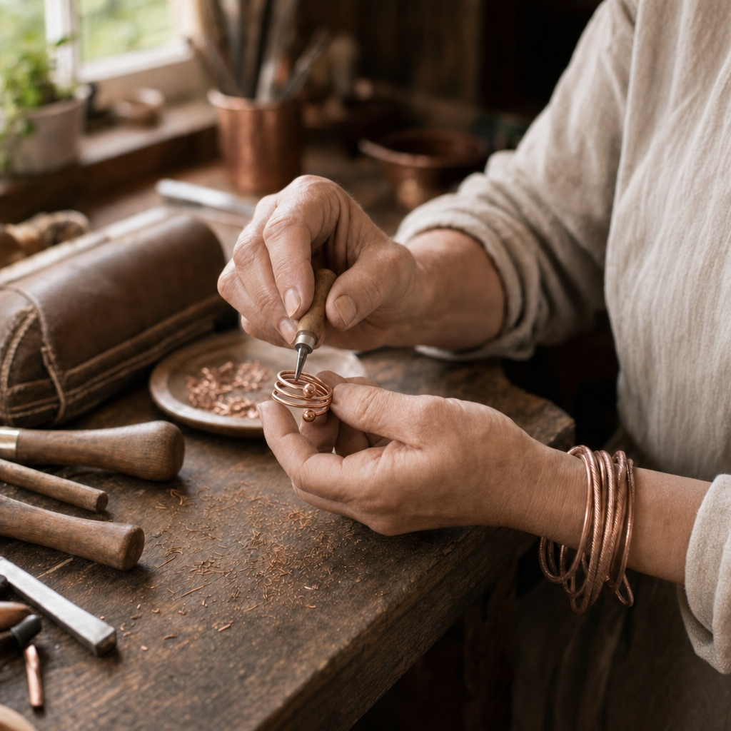 Clay Copper Ring