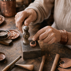Combe Copper Earrings