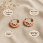 Combe Copper Earrings