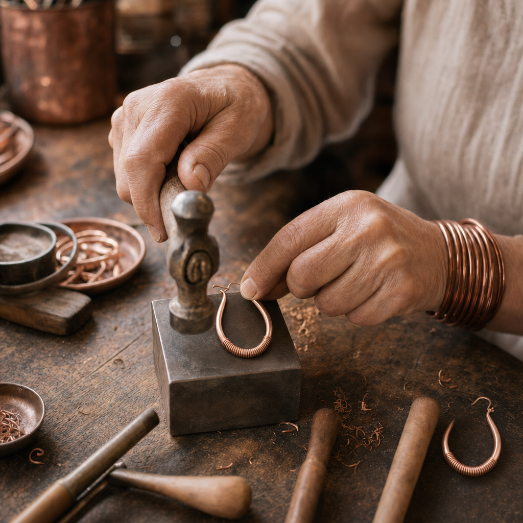 Creek Copper Earrings