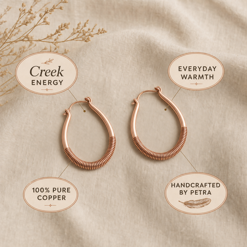 Creek Copper Earrings
