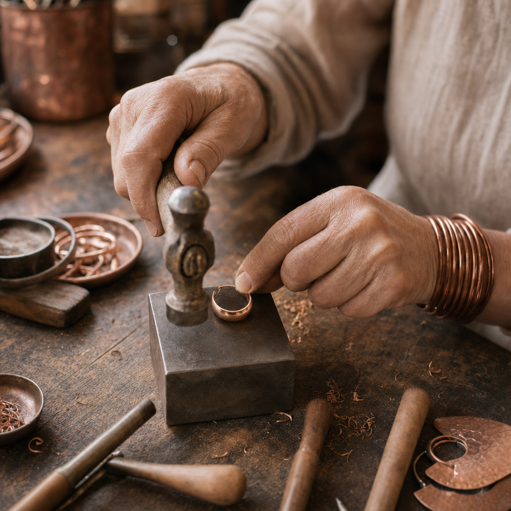 Dale Copper Earrings