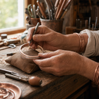 Down Copper Bracelet