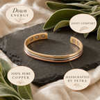 Down Copper Bracelet