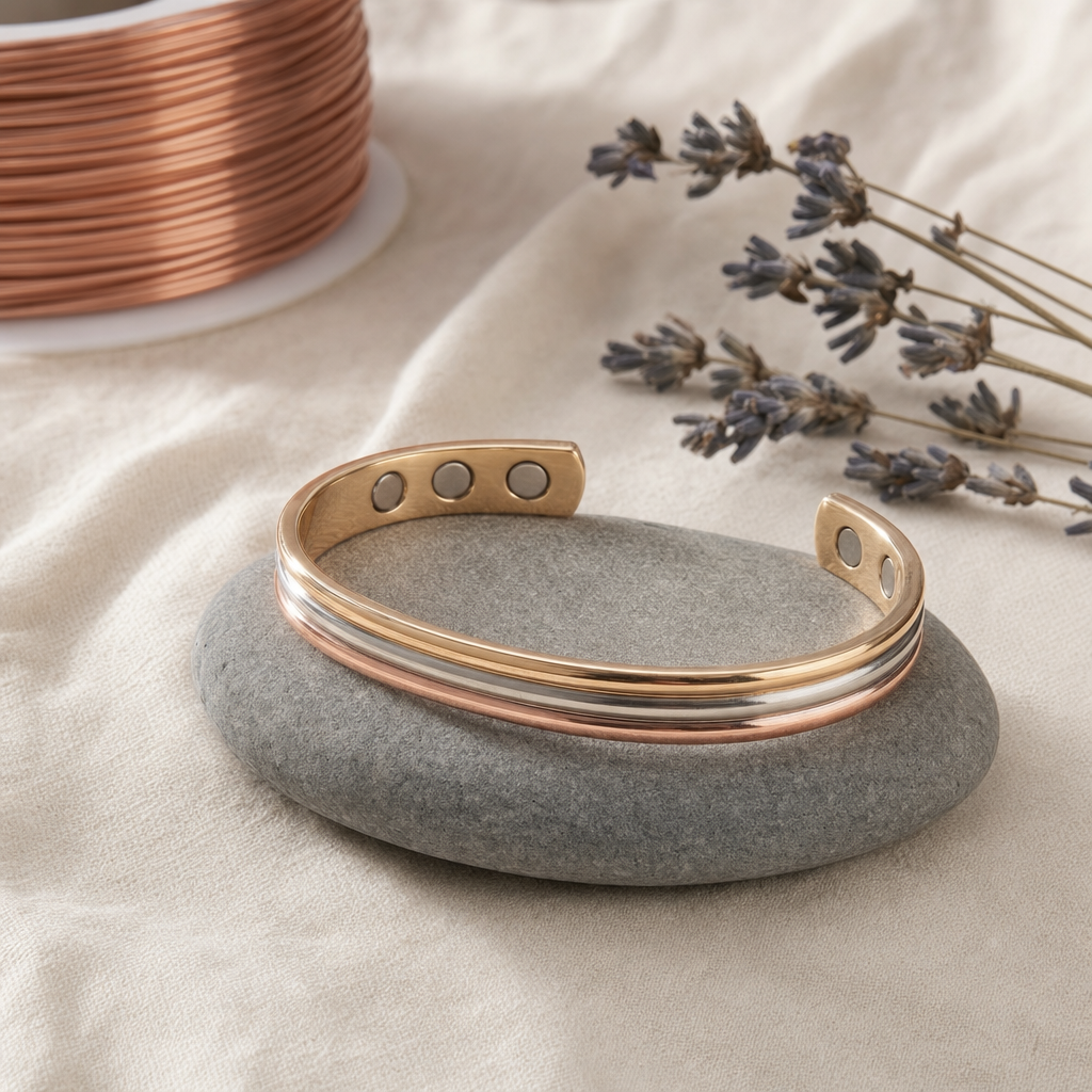 Down Copper Bracelet