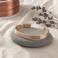 Down Copper Bracelet