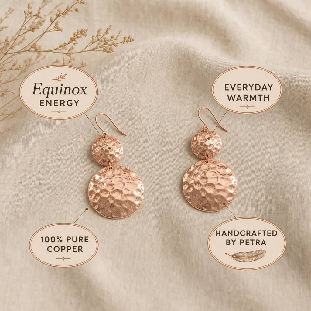 Equinox Copper Earrings