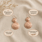 Equinox Copper Earrings