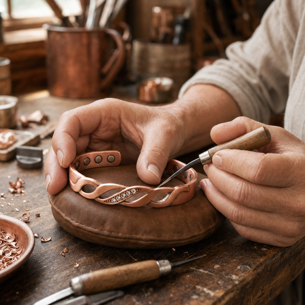 Fault Copper Bracelet