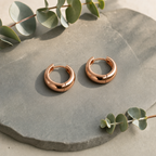 Finch Copper Hoop Earrings