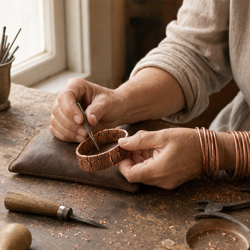 Flint Men's Copper Bracelet