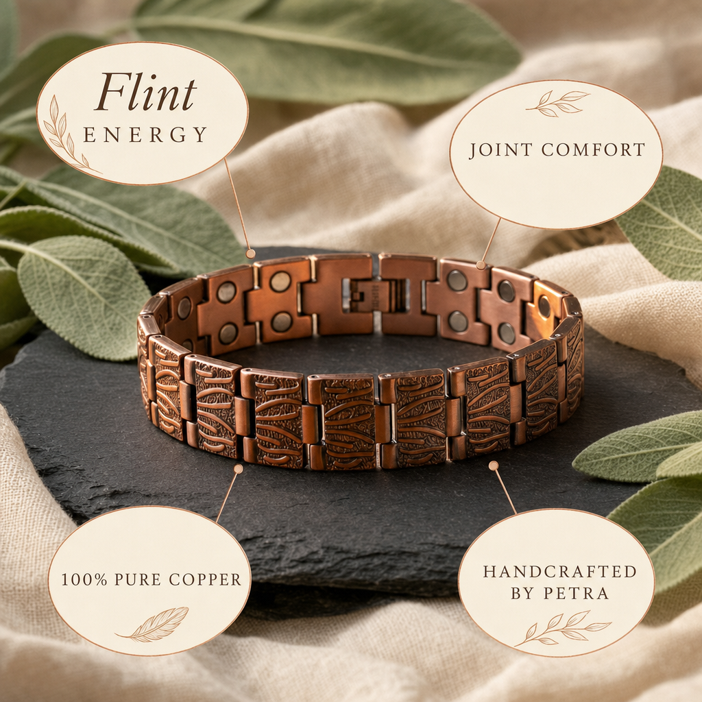 Flint Men's Copper Bracelet