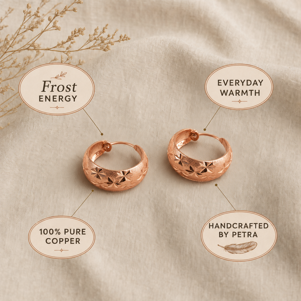 Frost Copper Earrings