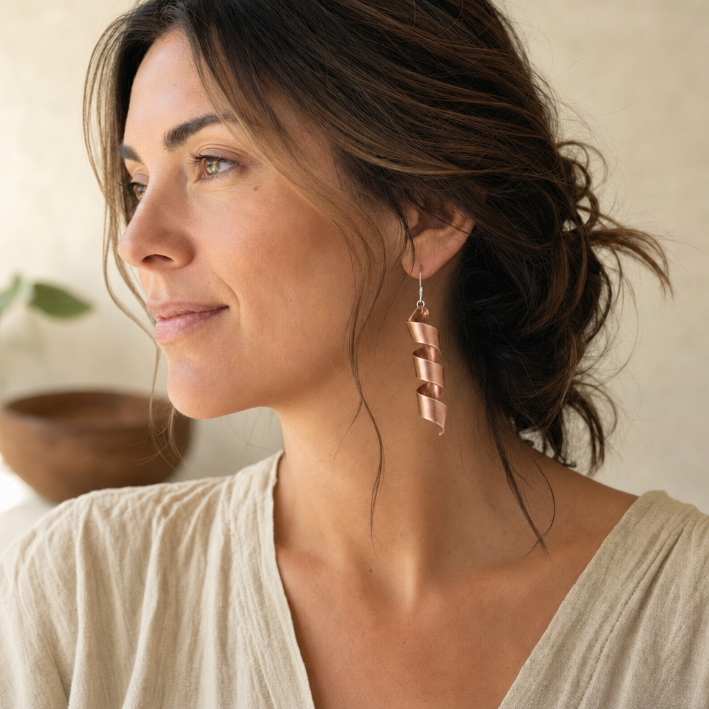Gloam Copper Earrings