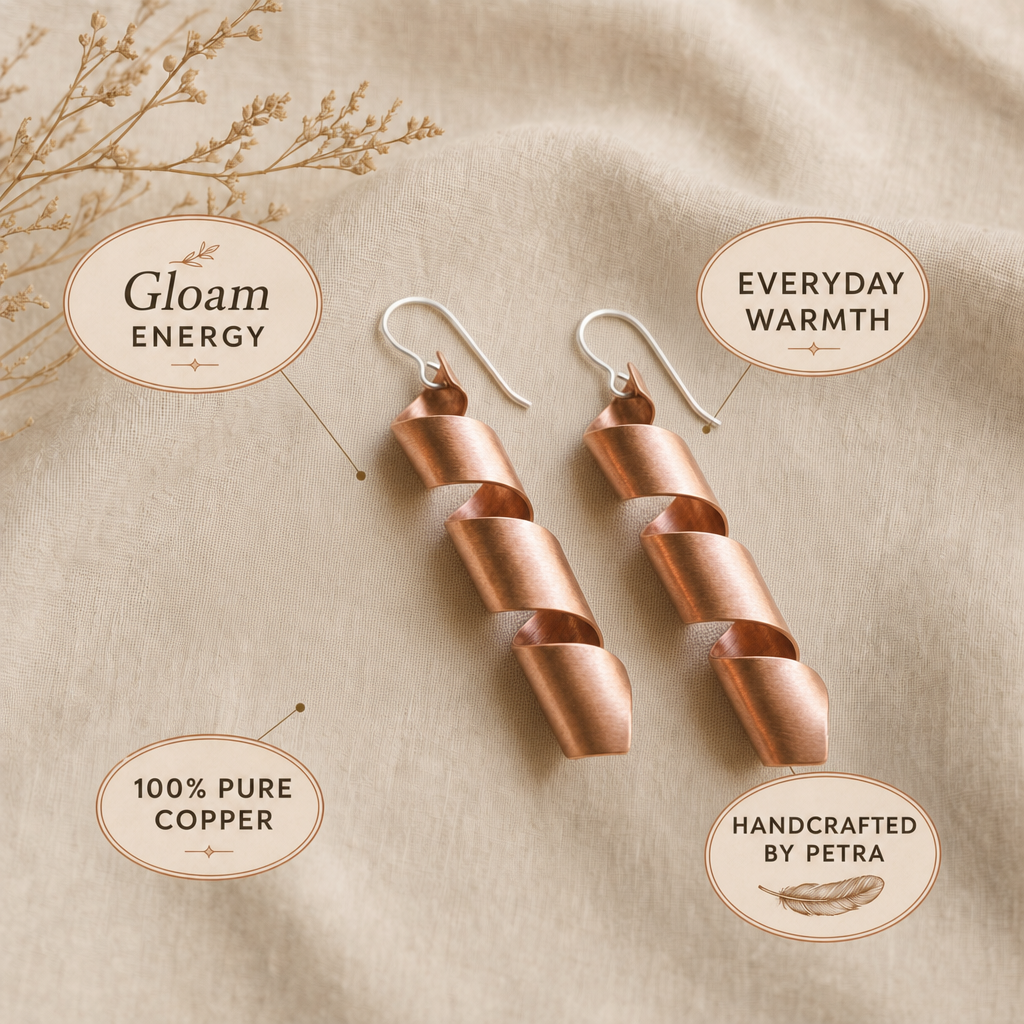 Gloam Copper Earrings