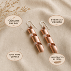 Gloam Copper Earrings