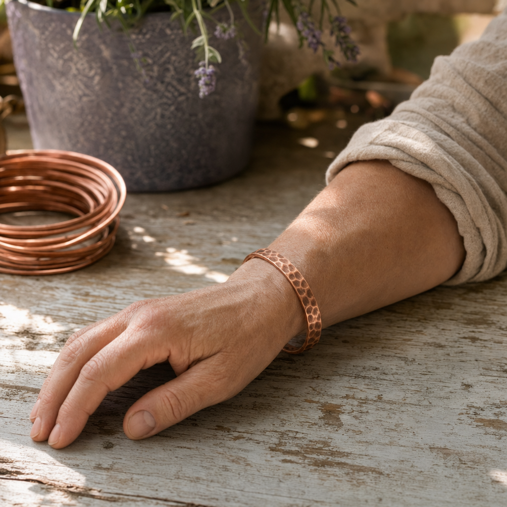 Groove Copper Bracelet