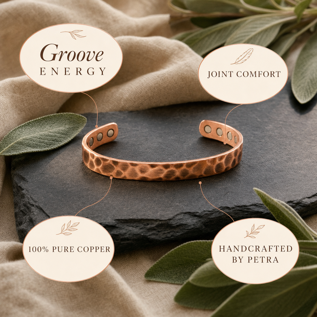 Groove Copper Bracelet