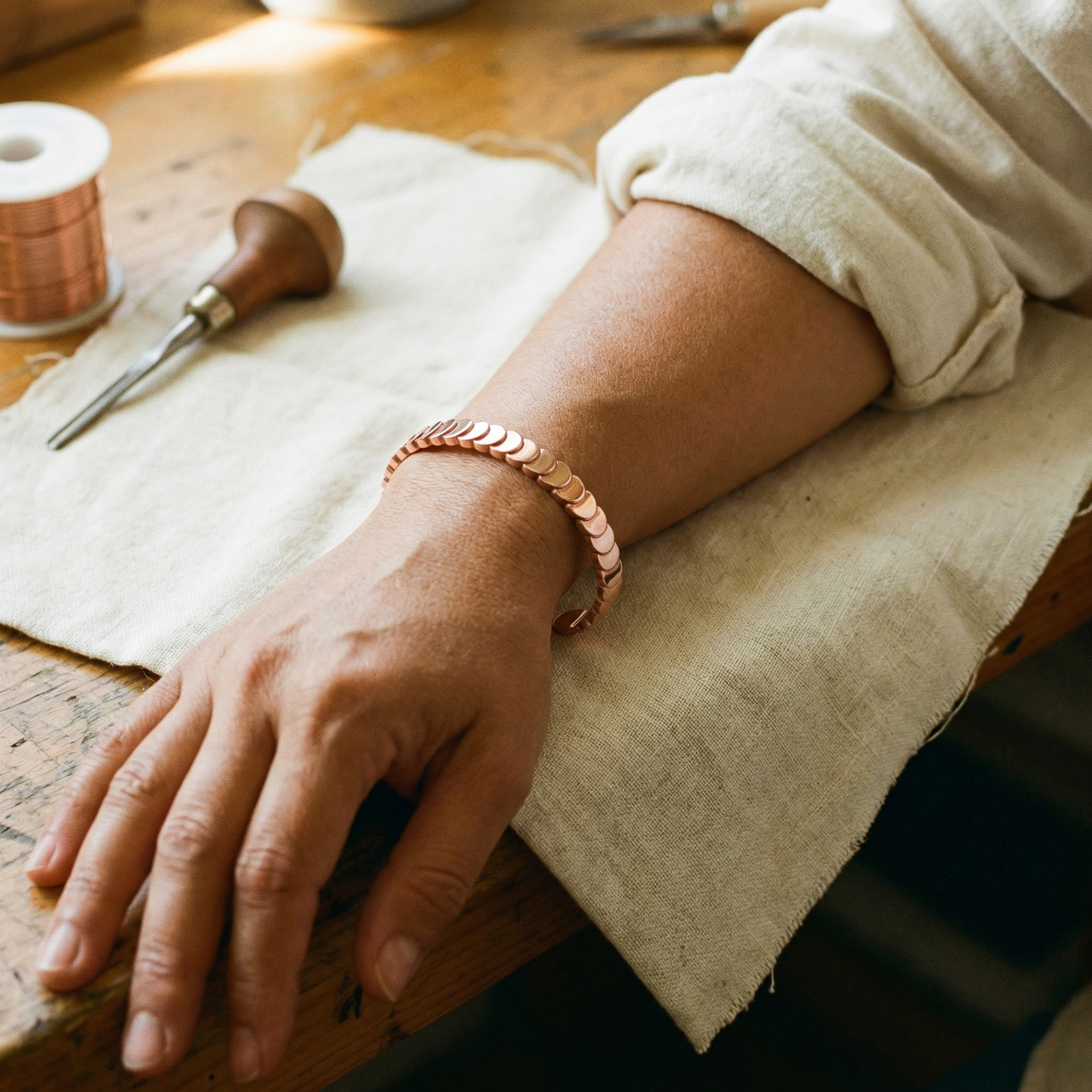 Ebb Copper Bracelet