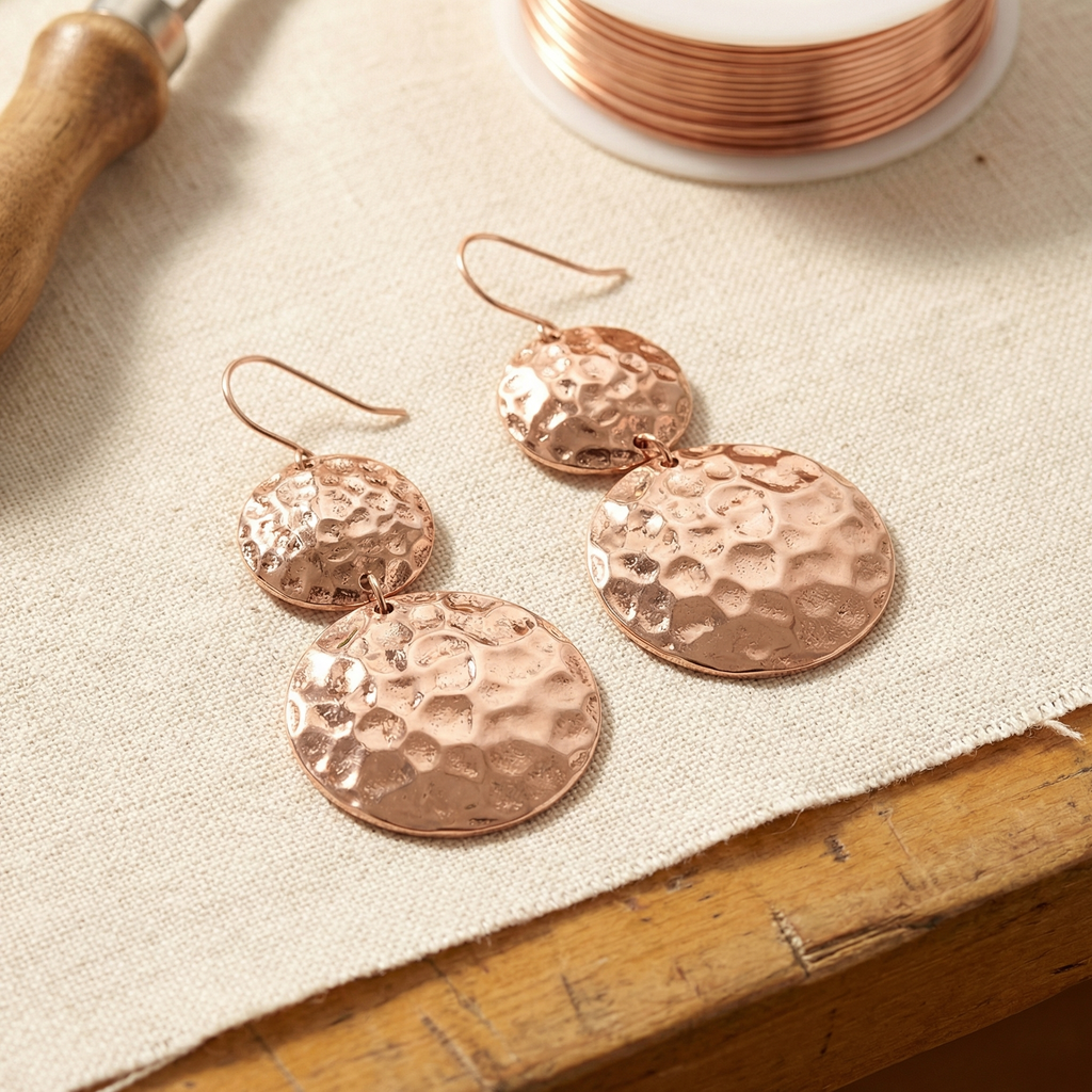 Equinox Copper Earrings
