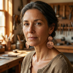 Equinox Copper Earrings