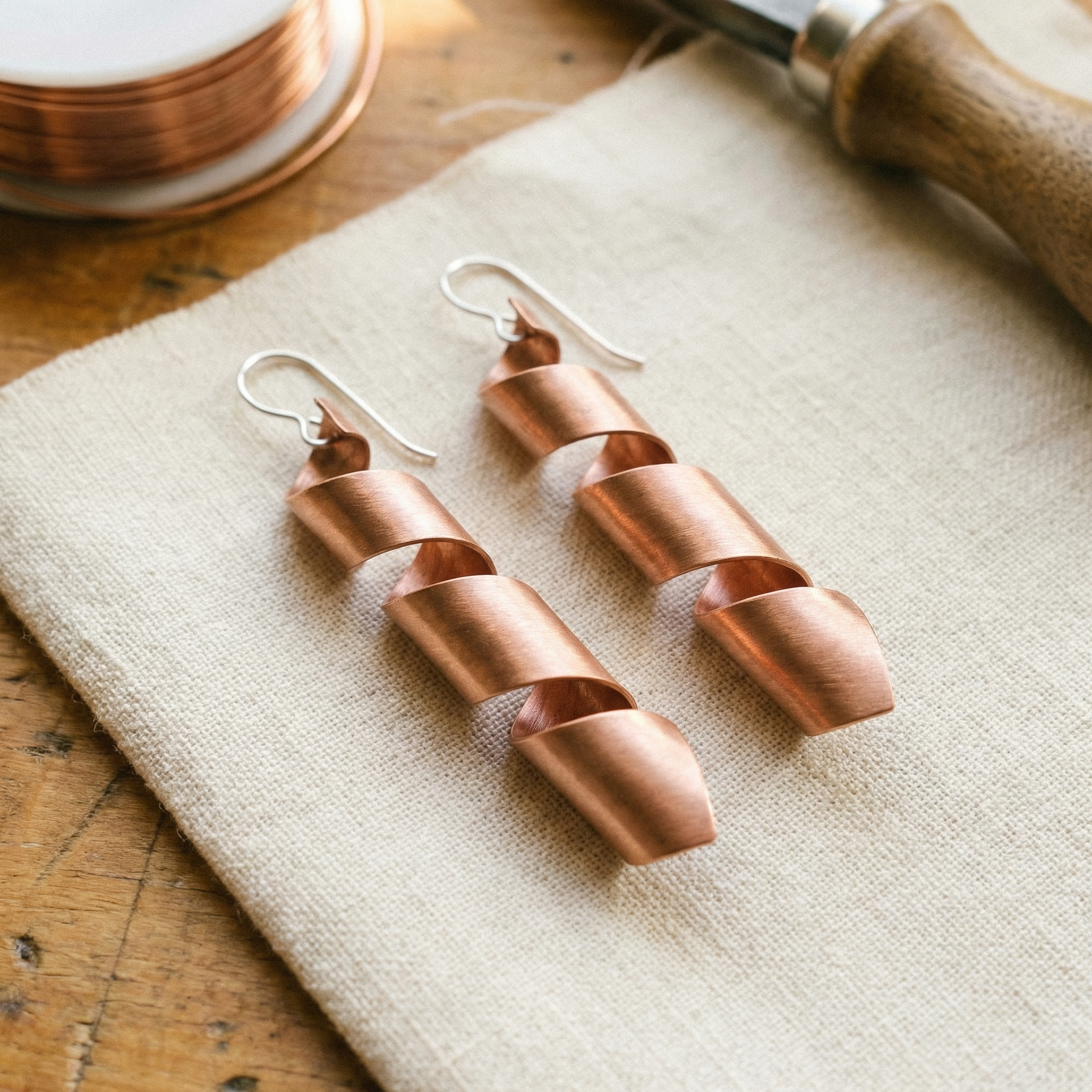 Gloam Copper Earrings