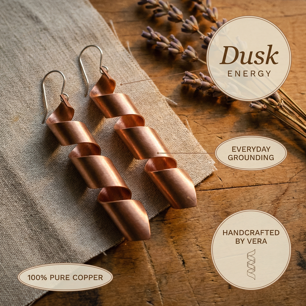 Gloam Copper Earrings