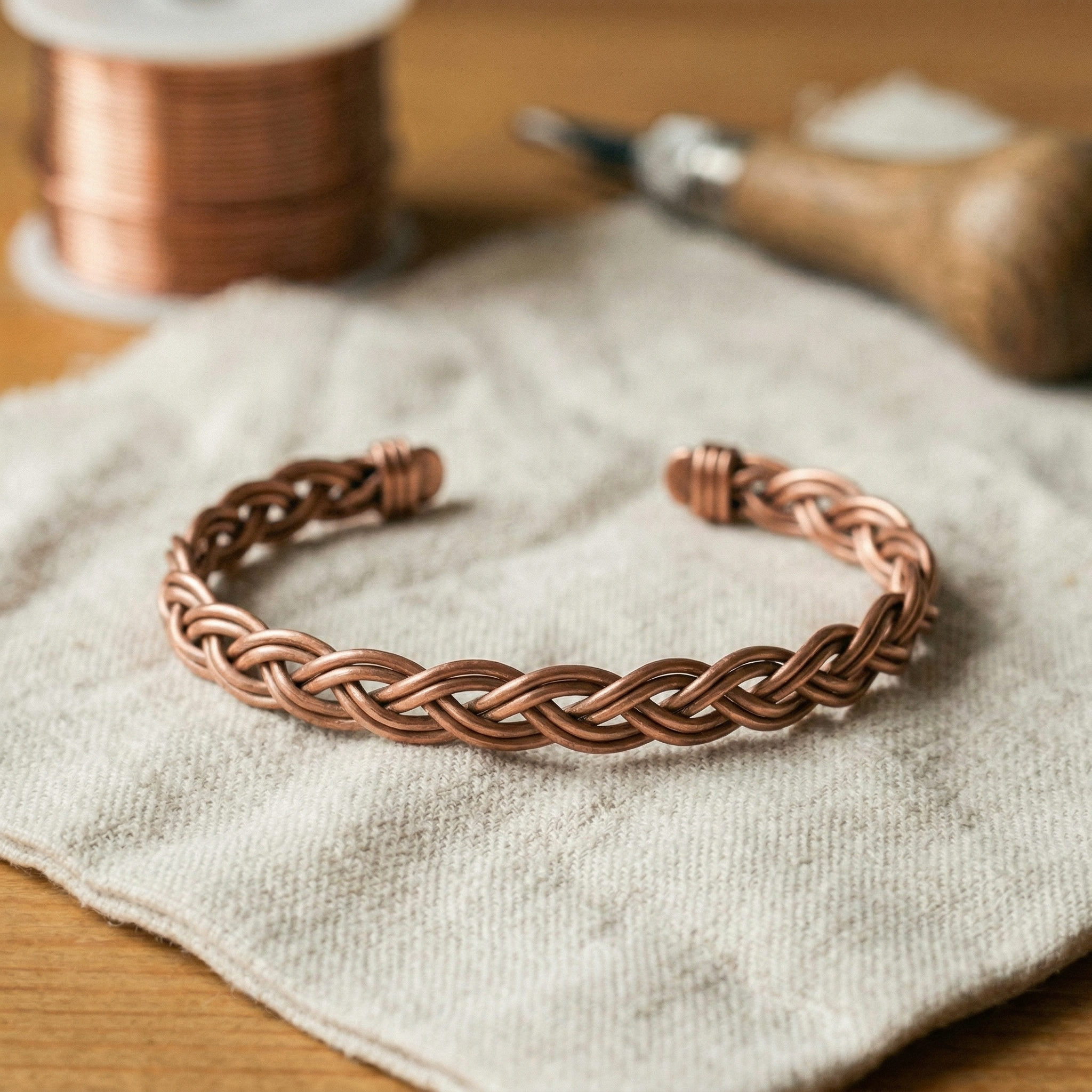 Rush Copper Anklet
