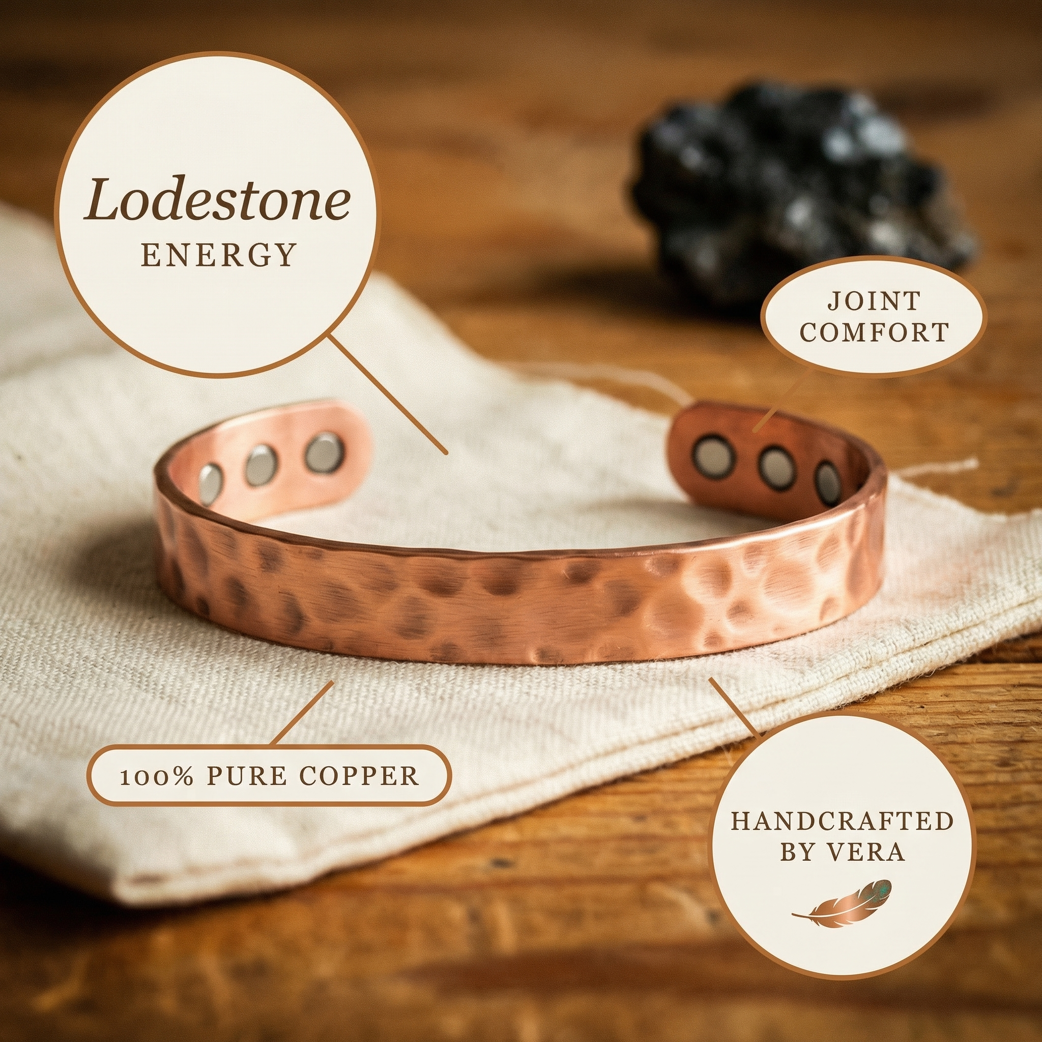 Keystone Copper Bracelet