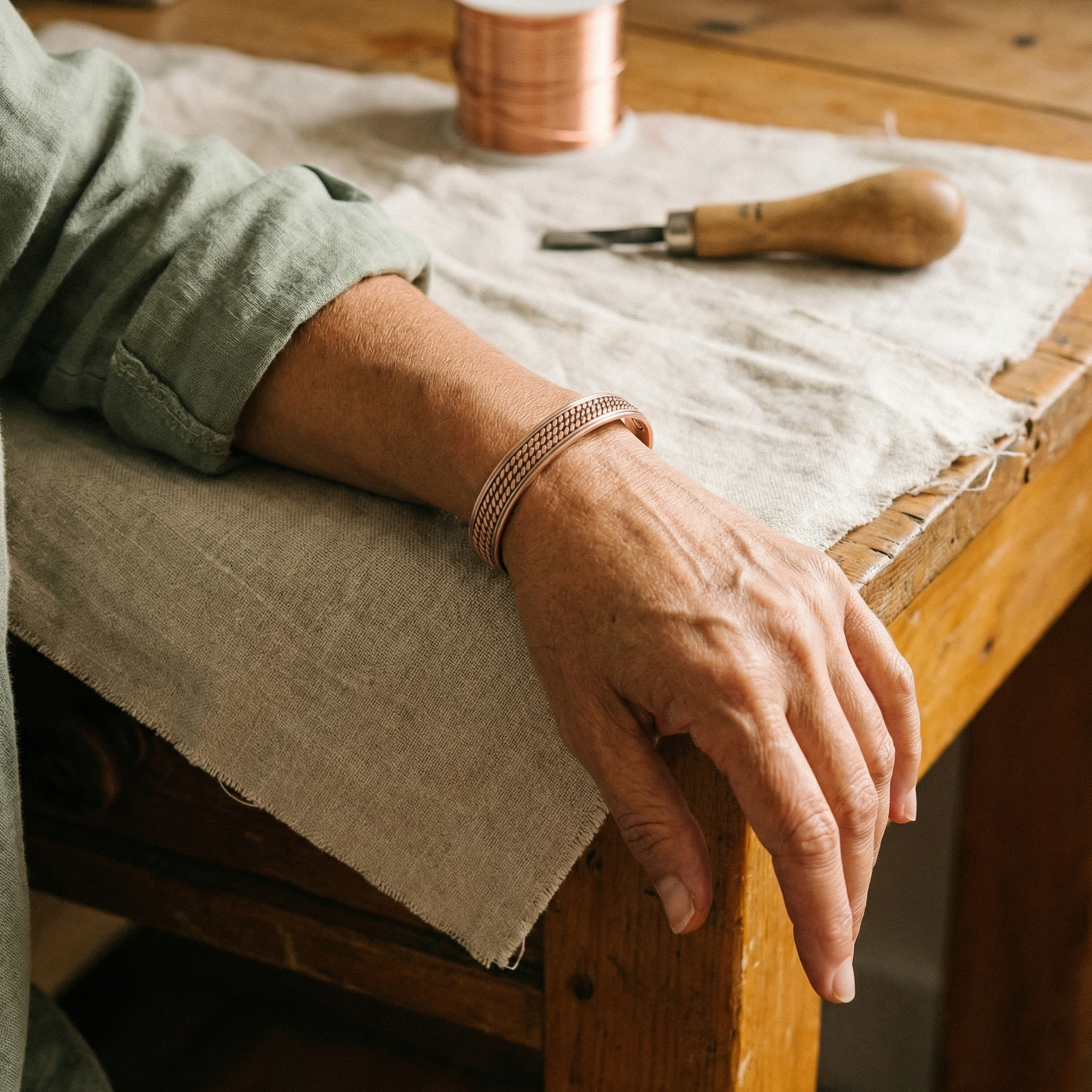 Swell Copper Bracelet
