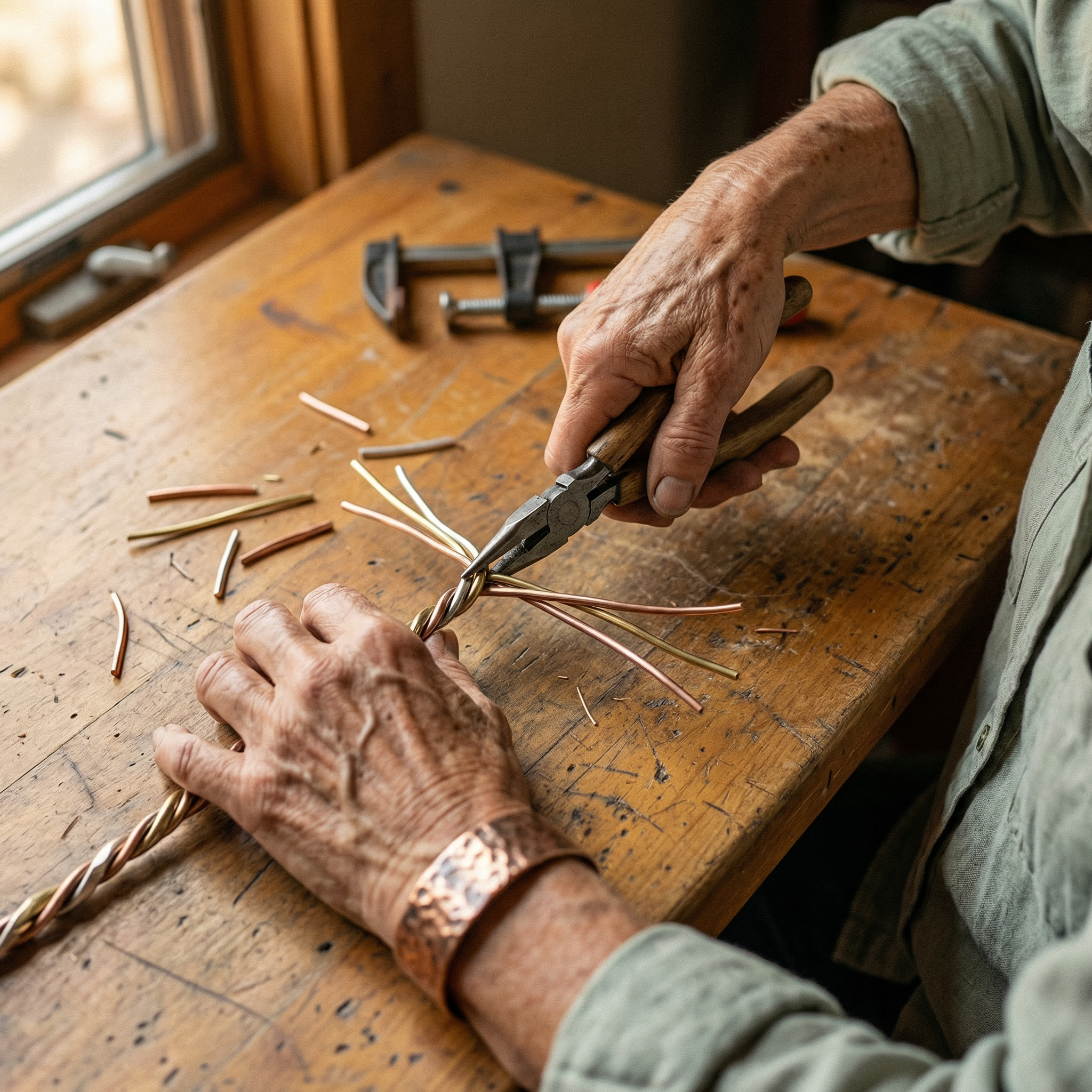 Slate Copper Bracelet