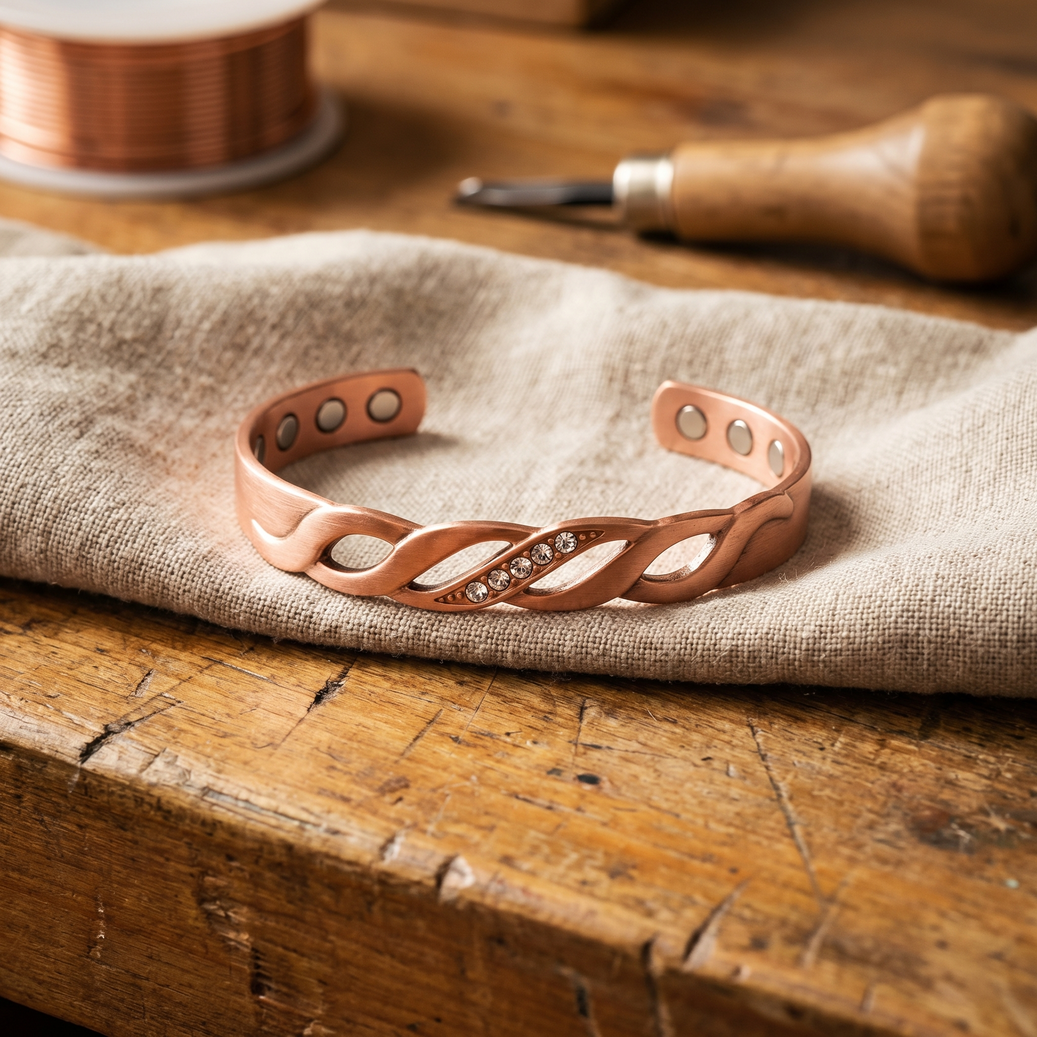 Fault Copper Bracelet