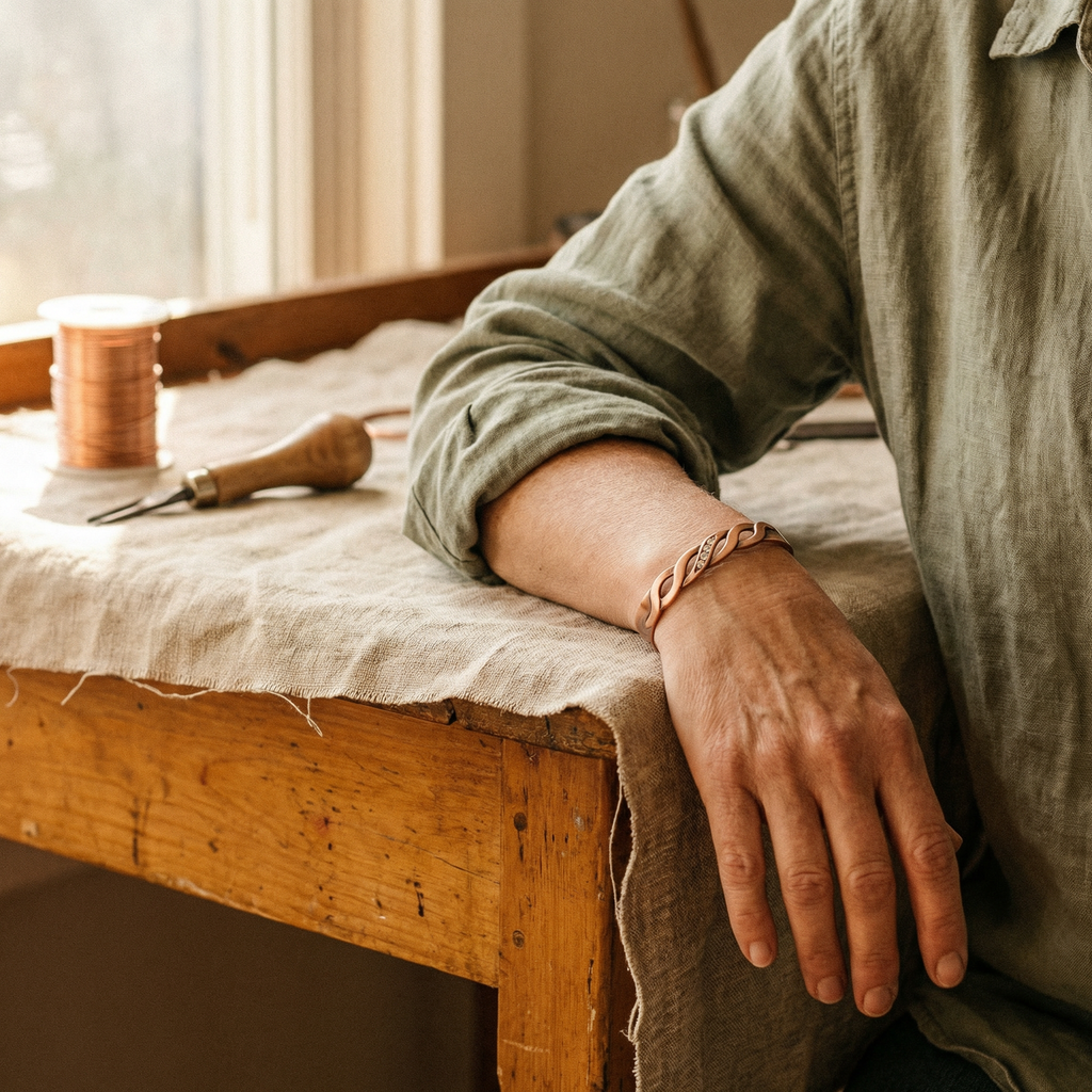 Fault Copper Bracelet