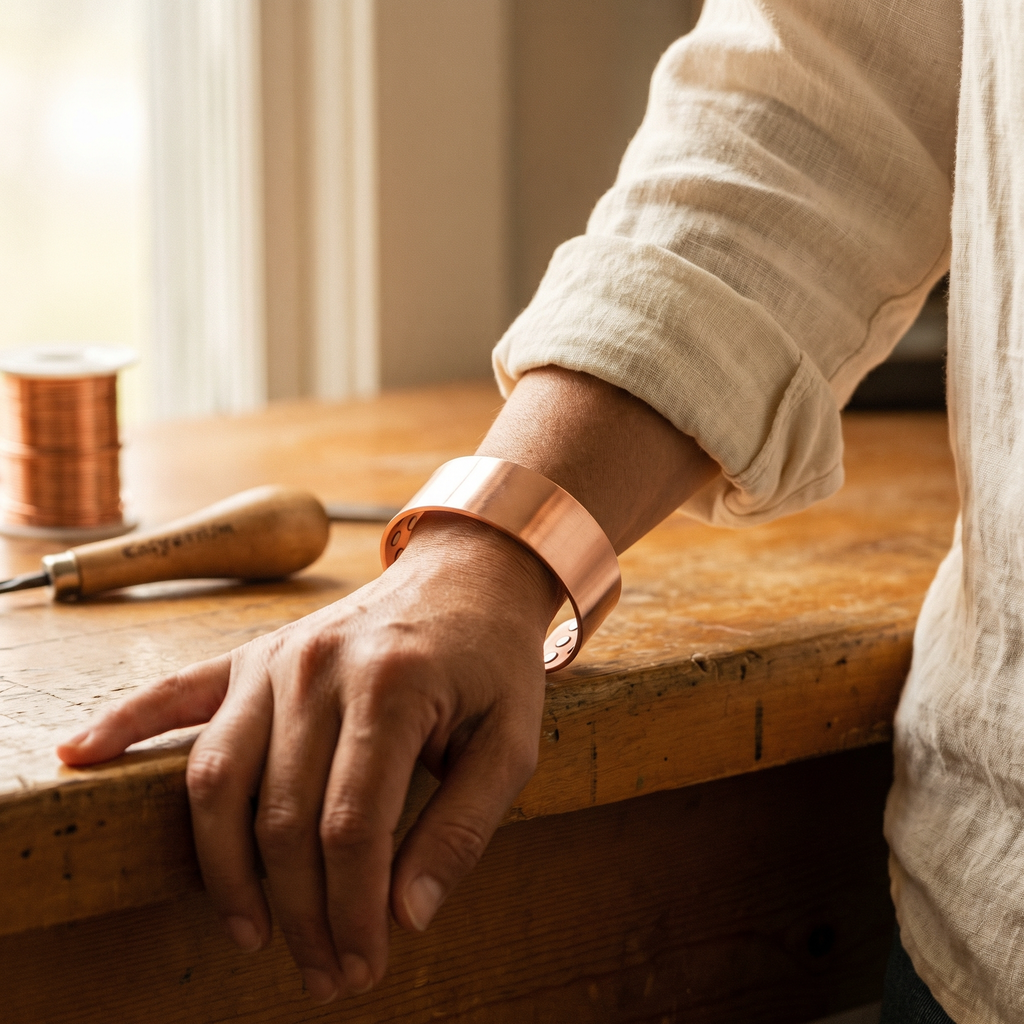 Hammer Copper Bracelet