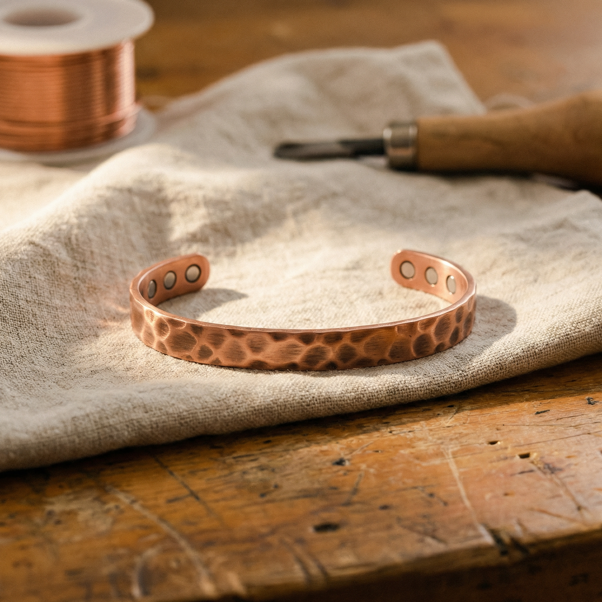 Groove Copper Bracelet