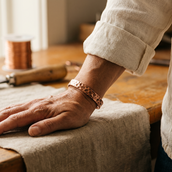 Groove Copper Bracelet