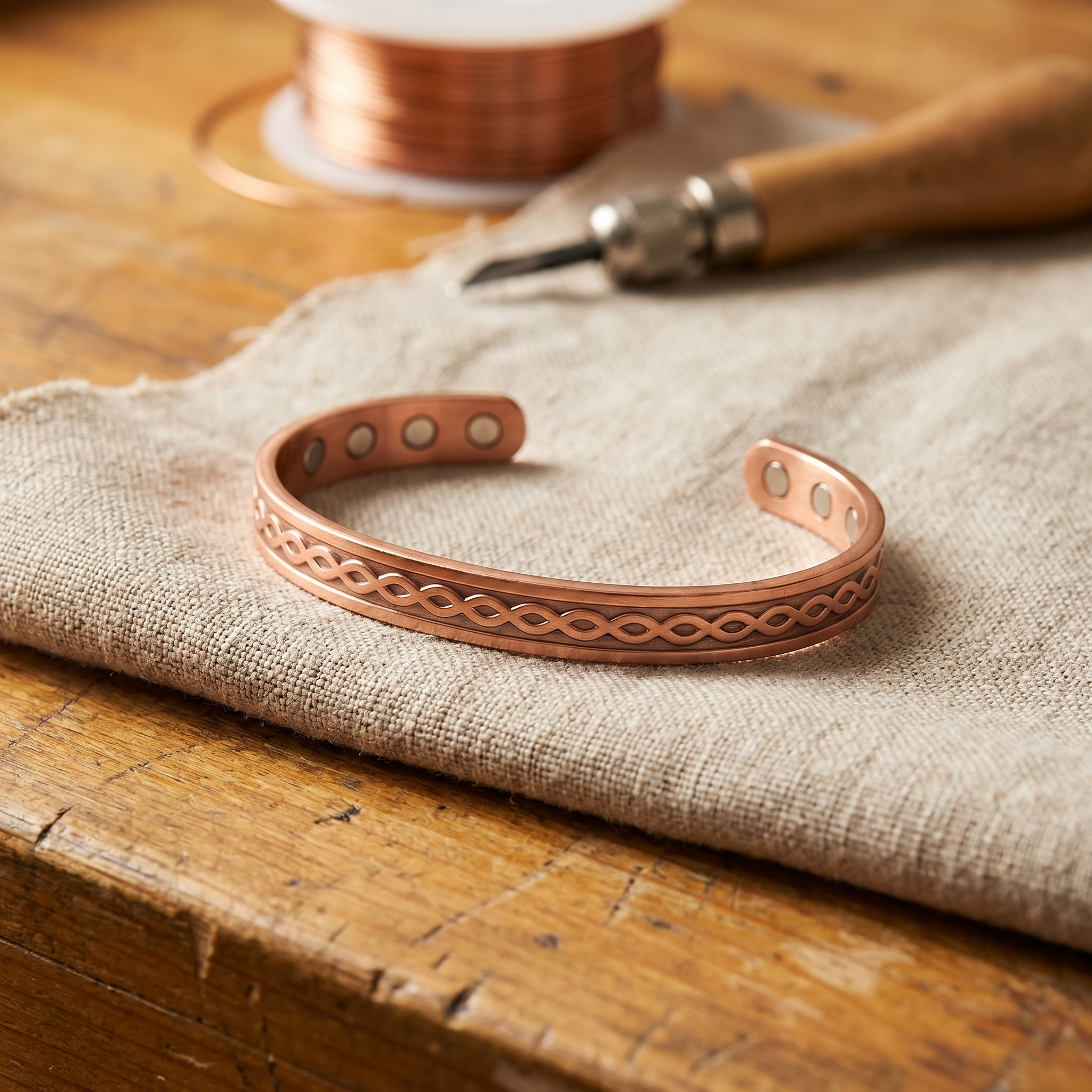 Eddy Copper Bracelet