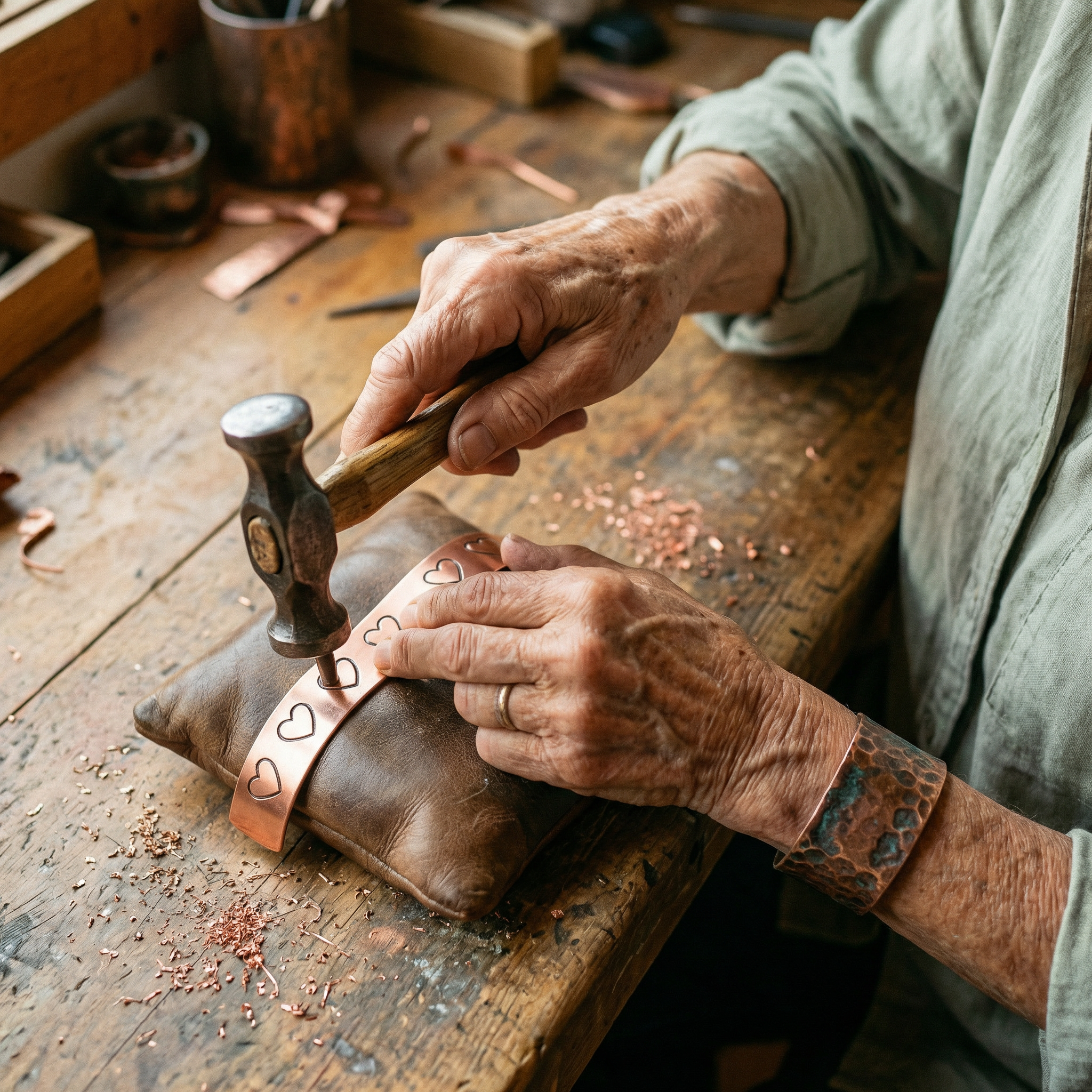 Ember Copper Bracelet